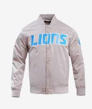Detroit Lions Big Logo Satin Jacket
