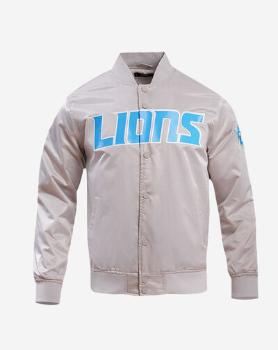 Detroit Lions Big Logo Satin Jacket