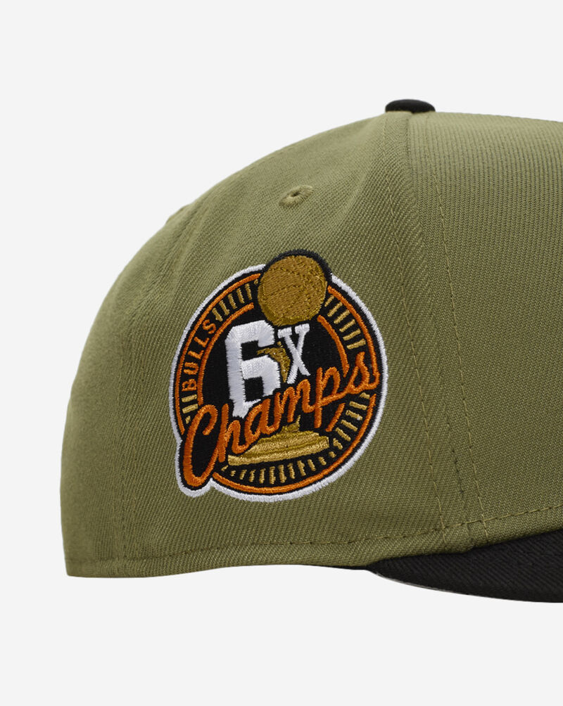 New Era 9Fifty Chicago Bulls Green Bark A-Frame Snapback Hat 70948642 Green 2