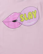 Graphic Tees Kids' Slay Bubble Gum Tee FTT9100YB Pink 2