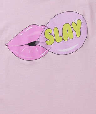 Kids' Slay Bubble Gum Tee
