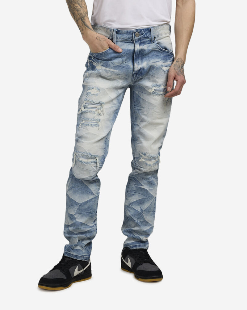 Smoke Rise Vintage Wash 5-Pocket Basic Jeans JP25309SNZ-LOW Blue 1