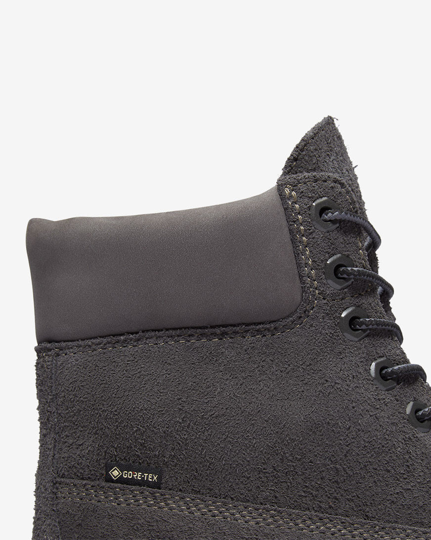 Shop Timberland 6 Inch Hairy Suede Premium Boot TB0A6F8FEEP1 grey