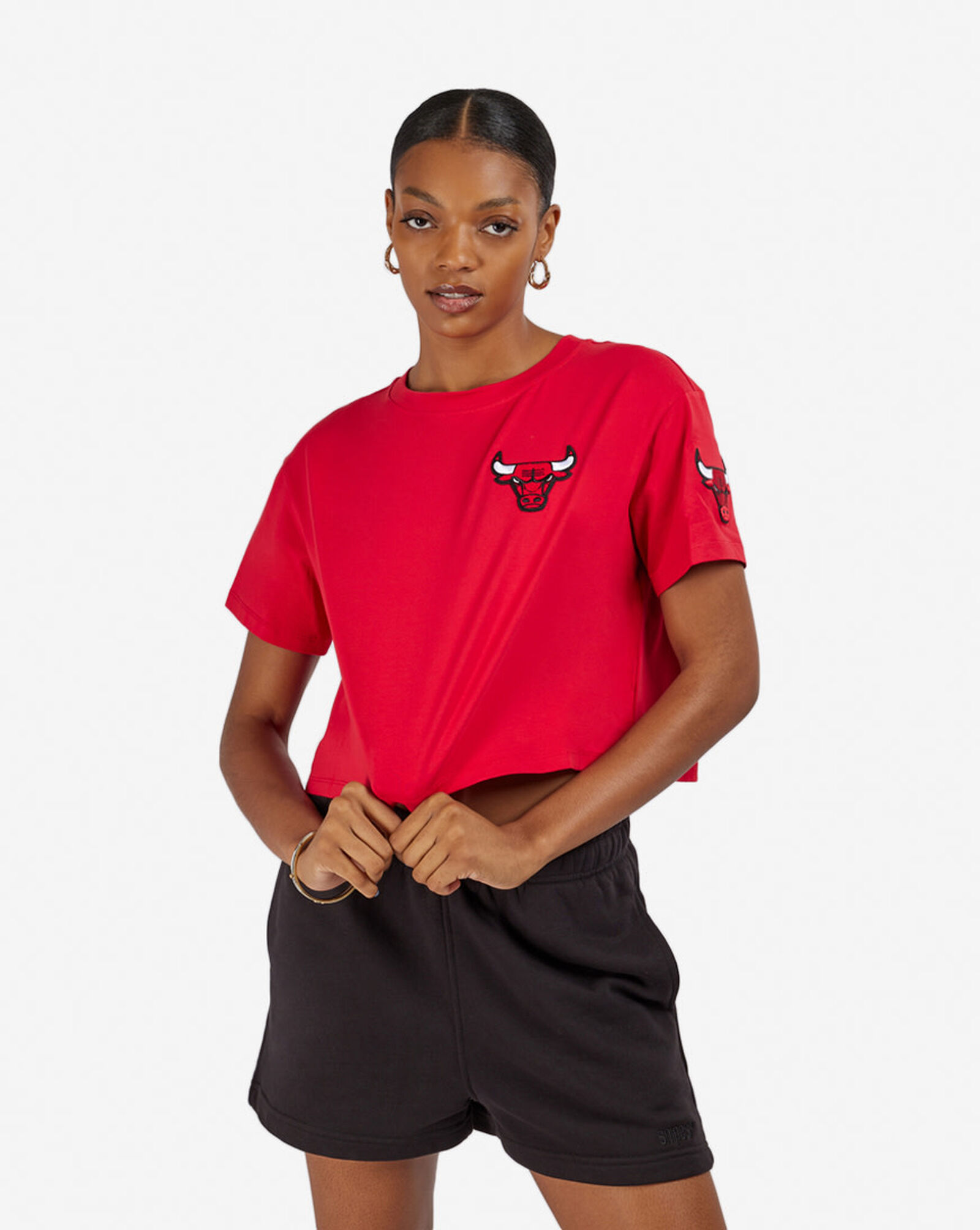 Shop Pro Standard Chicago Bulls Boxy Tee BCBA55003RED red SNIPES USA