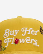 Field Grade Buy Her Flowers Full Wool Acrylic Trucker Hat 1006394 Yellow 2
