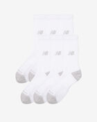 New Balance Active Crew Socks 6 Pack LAS65201WT White 1