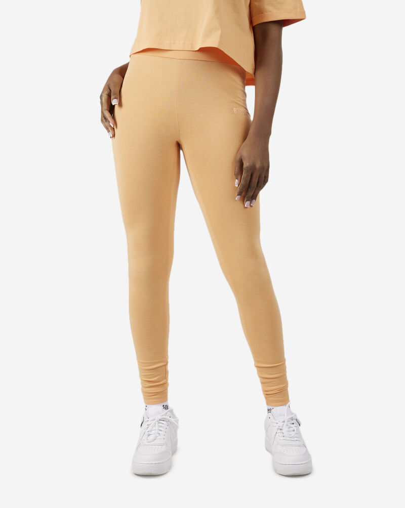 SNIPES Womens Small Logo Essential Leggings  SNQ123007W-PYA Orange 1