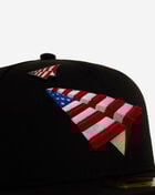 American Dream Black Crown Fitted Hat