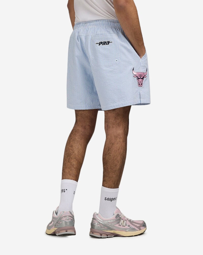 PRO STANDARD Chicago Bulls Seersucker Shorts BCB3516629-SSB Blue 2