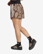 adidas Snake Print Satin Shorts KX1895 Brown 2