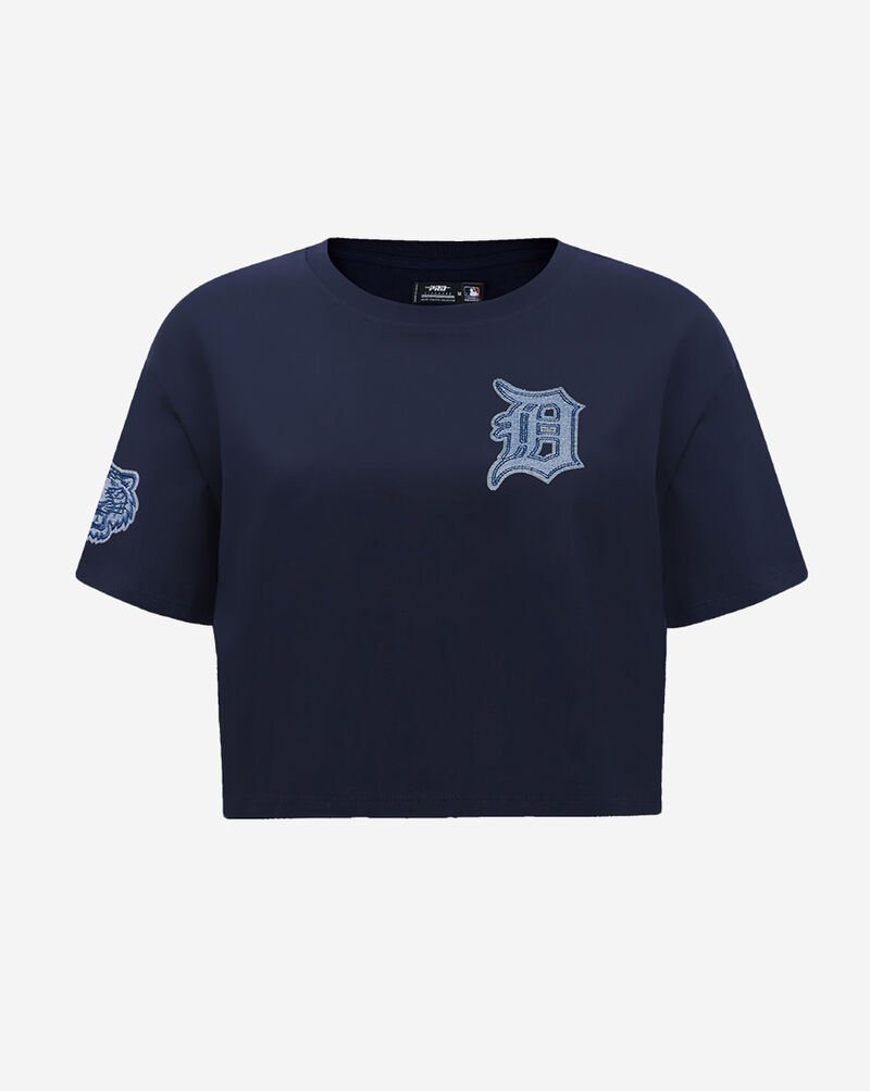 PRO STANDARD Detroit Tigers Varsity Blues Boxy Tee  LDTA39057-MDN Blue 1