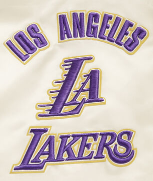 Los Angeles Lakers Retro Classic Rib Satin Jacket