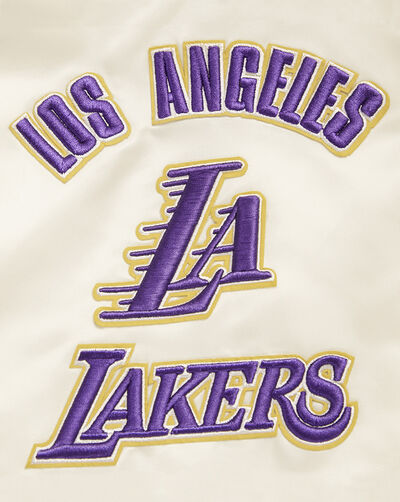Los Angeles Lakers Retro Classic Rib Satin Jacket