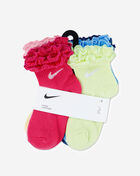 Nike Little Kids' 6PK Ruffle Ankle Socks (5-7) GN0925-V12 Multi 2