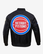 Detroit Pistons Big Logo Satin Jacket 