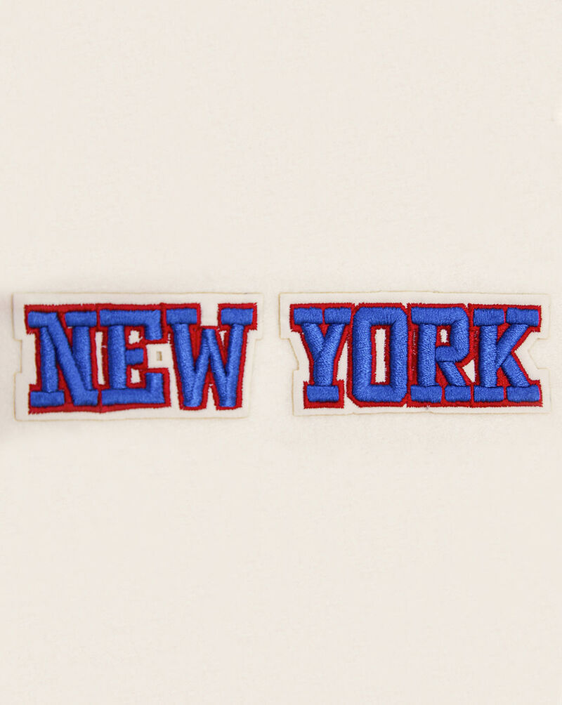 PRO STANDARD New York Rangers Retro Classic Rib Wool Varsity Jacket HNRH67278-ERB cream 4