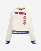 Detroit Pistons Retro Classic Rib Crewneck