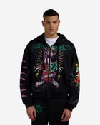 Ed Hardy Panther Rose Full Zip Fleece Hoodie  EHM1303-13RS-BLK Black 1