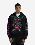 Ed Hardy Panther Rose Full Zip Fleece Hoodie  EHM1303-13RS-BLK Black 1
