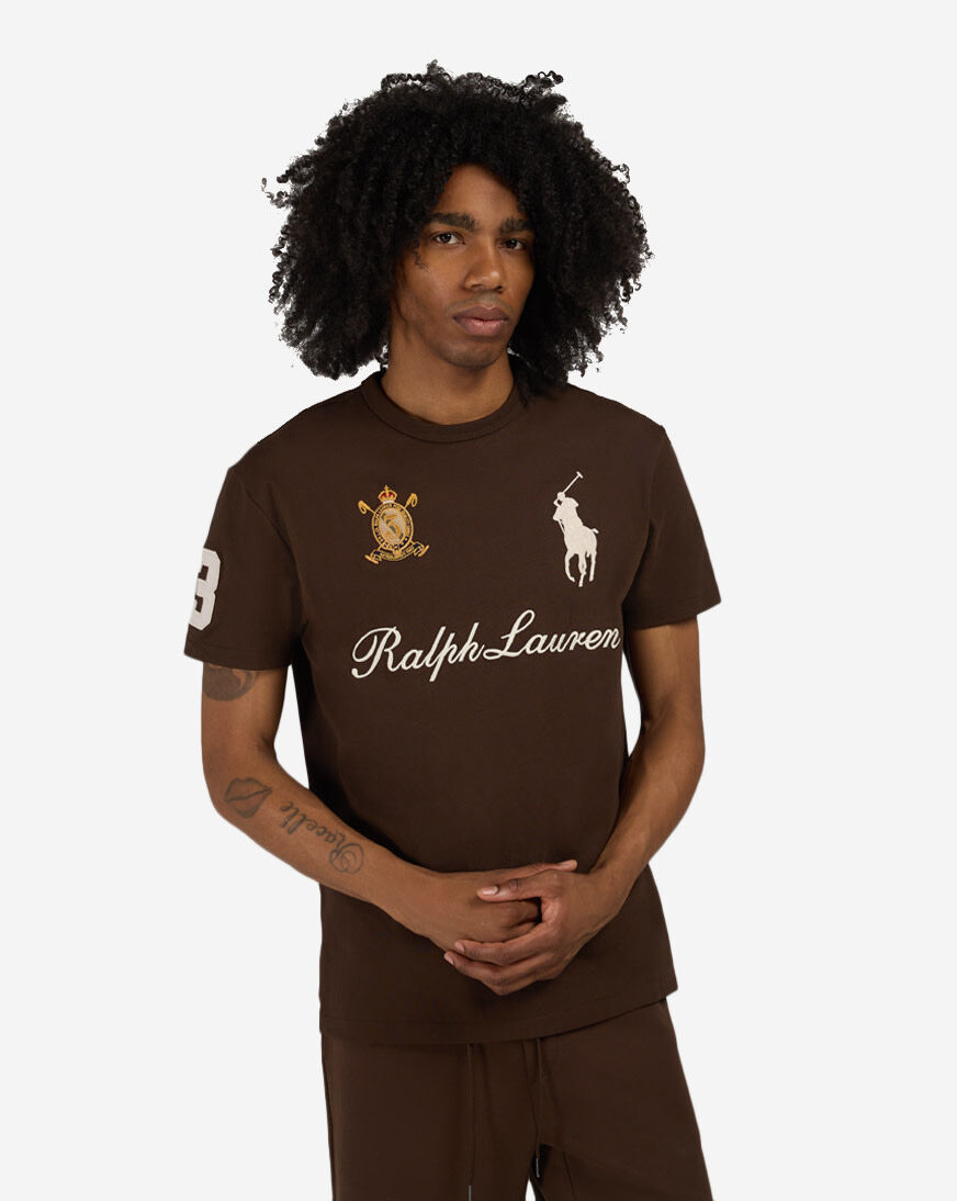 Shop Polo Ralph Lauren Script Novelty Patch Tee 710B20010002-BRW