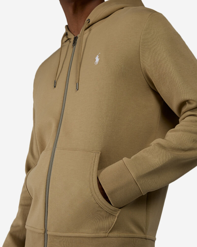 Polo Ralph Lauren Double Knit Tech Hoodie 710881517094-TAN Beige 3