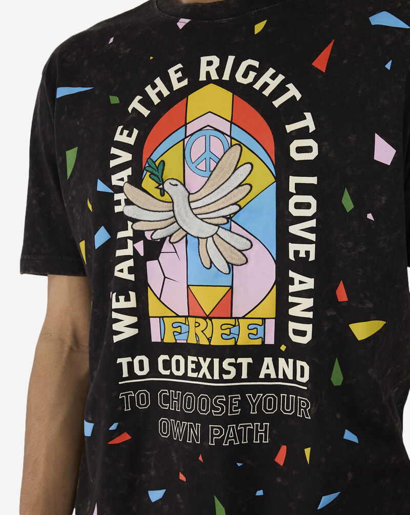 Smoke Rise Patch and Graphic Tee KT24153SN-BLK Black 3