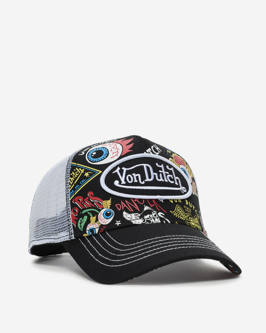 【Von Dutch】 ボンダッチ Black Trucke キャップ Von Dutch】 ボンダッチ Black Trucke ユニセックスキャップ