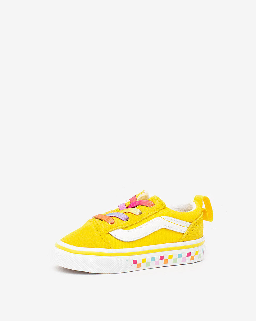 yellow rainbow vans