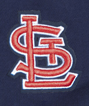 St. Louis Cardinals Mash Up Rib Fleece Cropped Pull Over Hoodie 