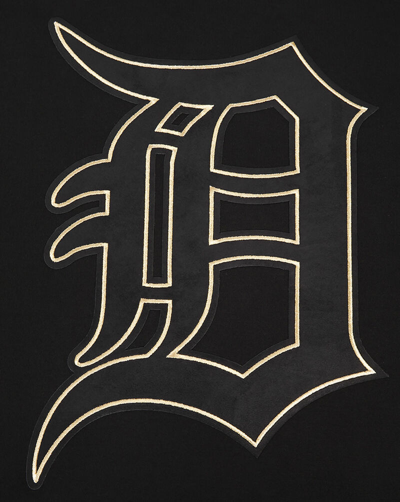 PRO STANDARD Black and Gold Detroit Tigers Tee LDT1312742-BLK Black 4
