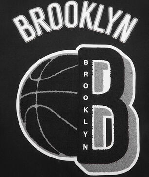 Brooklyn Nets Mash Up Rib Wool Varsity Jacket