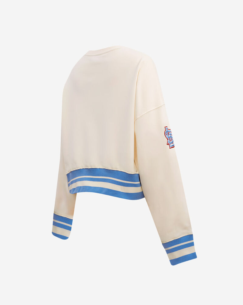 PRO STANDARD St. Louis Cardinals Retro Classic Fleece Crewneck  LSCC35750-EUN cream 3