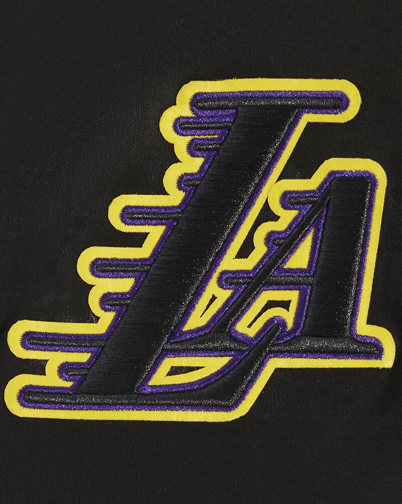PRO STANDARD Los Angeles Lakers James Short Sleeve Hoodie BLL1515626-BLK Black 4