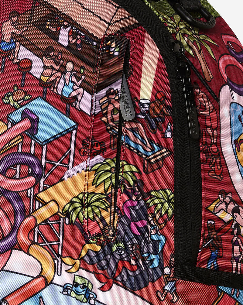 Sprayground The Party Dont Shark DLXR Backpack B7597 Multi 2