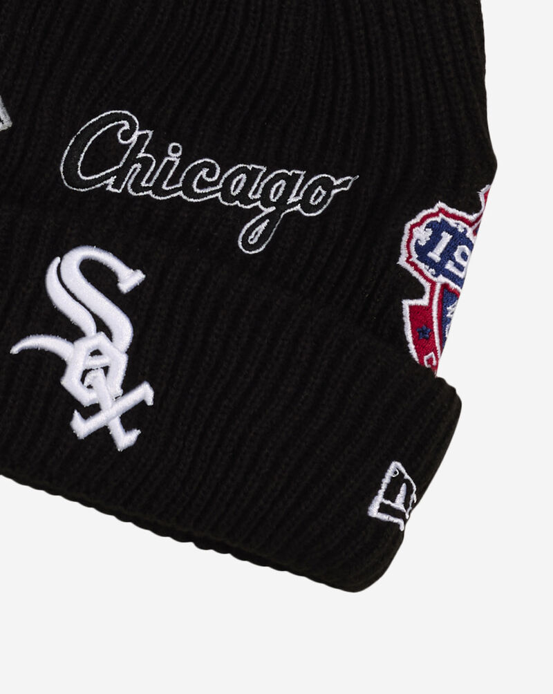 New Era Chicago White Sox Multi Print Knit Beanie 60833862 Black 2