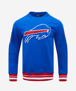 Buffalo Bills Mash Up Rib Fleece Crewneck