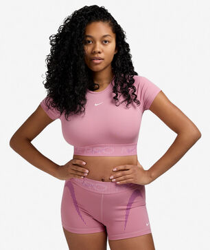 Pro  Dri-FIT Short-Sleeve Cropped Top