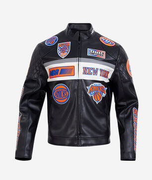 New York Knicks Moto Jacket