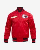 PRO STANDARD Kansas City Chiefs Retro Classics Rib Satin Jacket FKC6410364-RBK Red 1