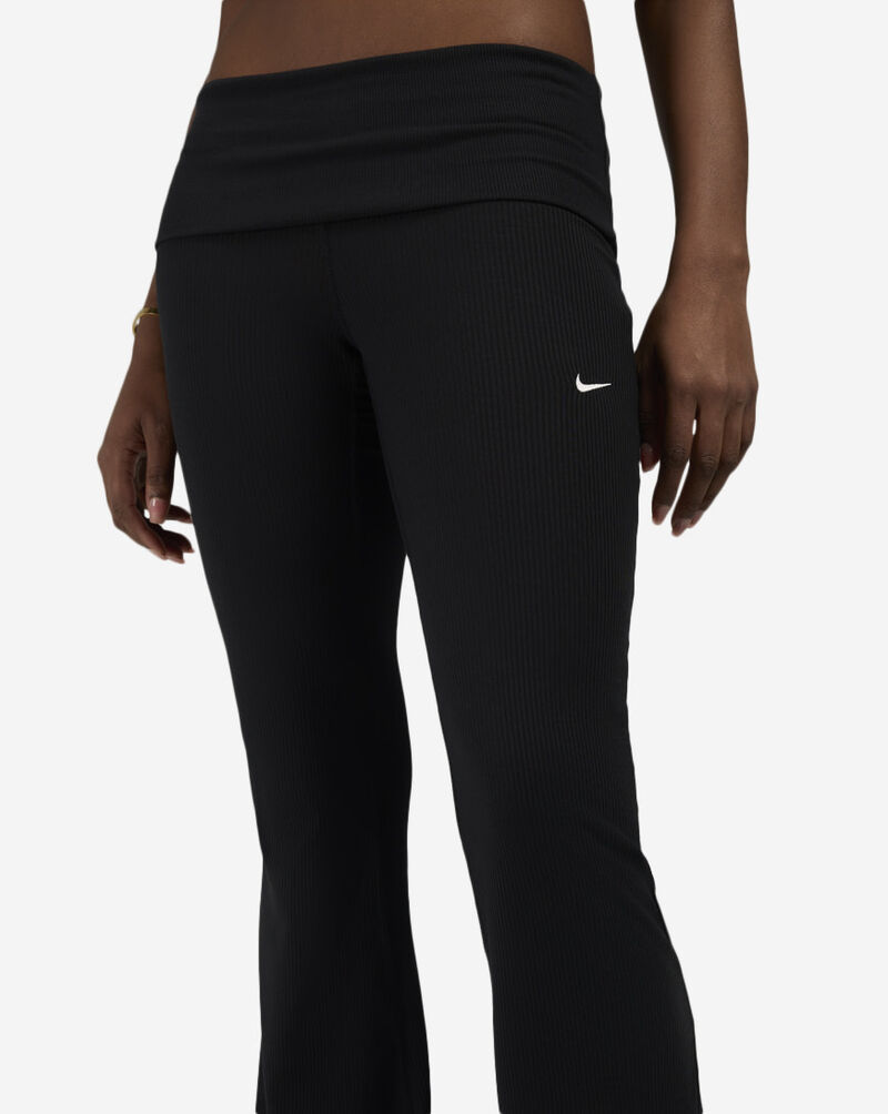 Nike NSW Chill Knit Mid-Rise Tight Ribbed Pants IF0240-010 Black 3