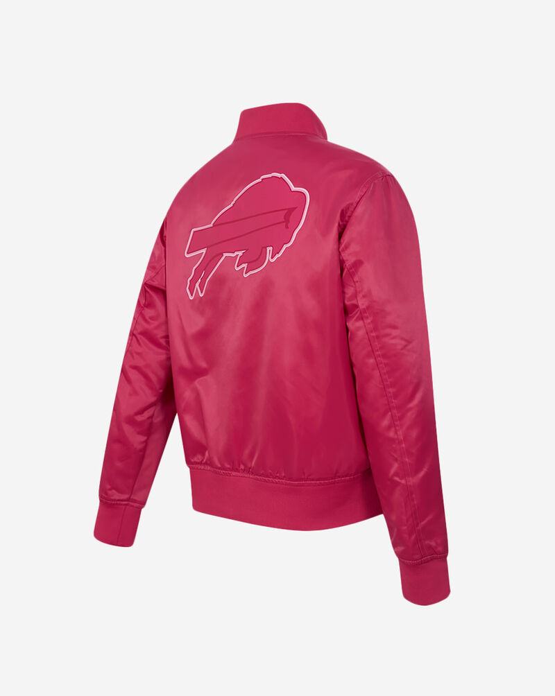 PRO STANDARD Buffalo Bills Triple Pink Satin Jacket FBBU45523-BPU Pink 3