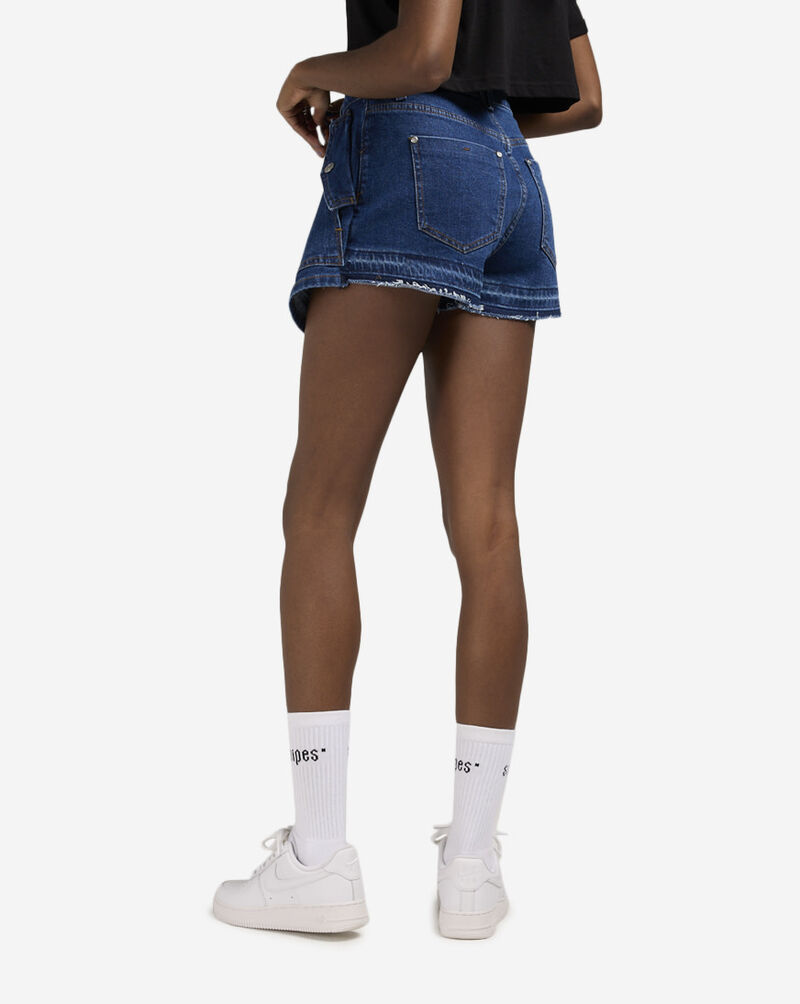 Vibrant Denim Cargo Skort ES5161-DKS Grey 2