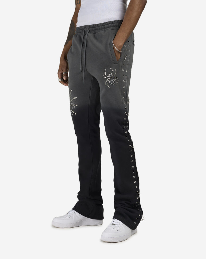 Shop Smoke Rise No Rules Fleece Pants FP26S467SN-BLK black