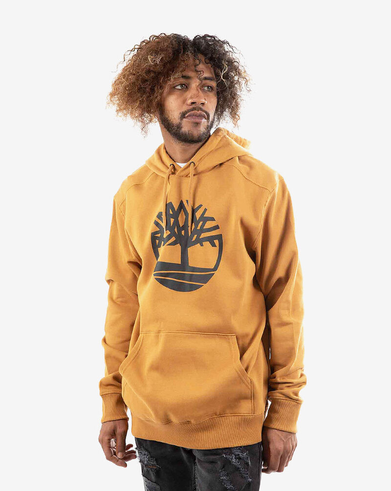 Timberland Core Tree Logo Pullover Hoodie TB0A2BJH-P57 Yellow 1