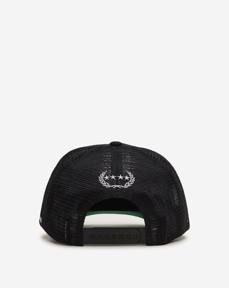 Field Grade Beware Of Rott Twill Mesh Back Trucker Hat 1005028 Black 3