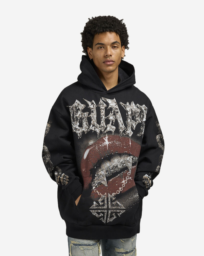 GUAPI Chained Hoodie CHAINED-HOODIE Black 1