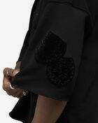 Bag Mafia Philadelphia Rhinestone Crop Sweatshirt WC5971113-BLK Black 3