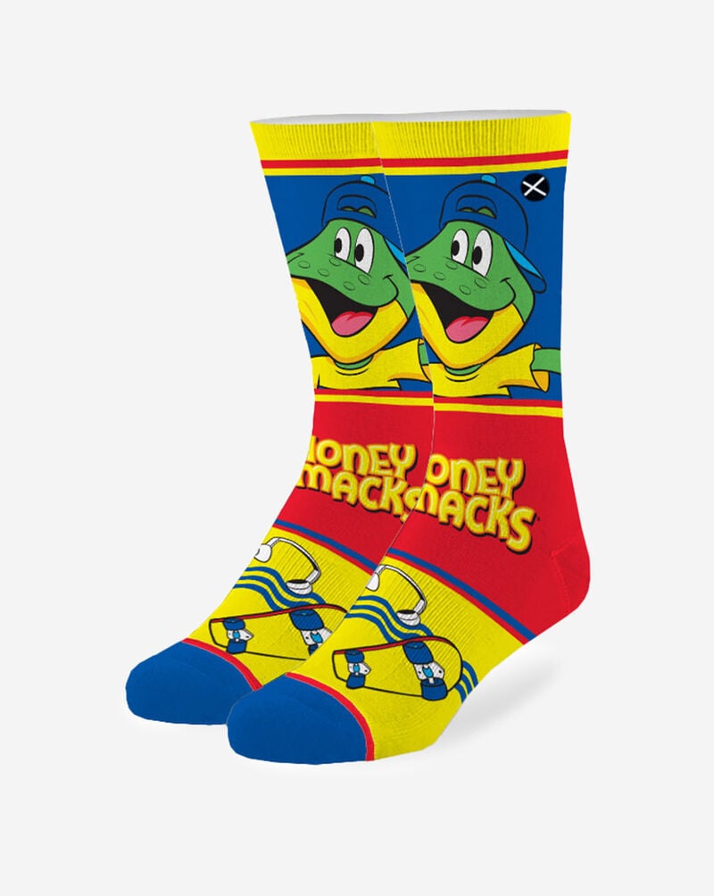 Odd Sox Honey Smacks Mash Up Crew Socks (L) 35825MONCD Multi 1
