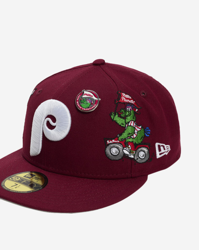 New Era 59Fifty 45th Anniversary Philadelphia Phillies Mascot Fitted Hat 60766469 Red 2
