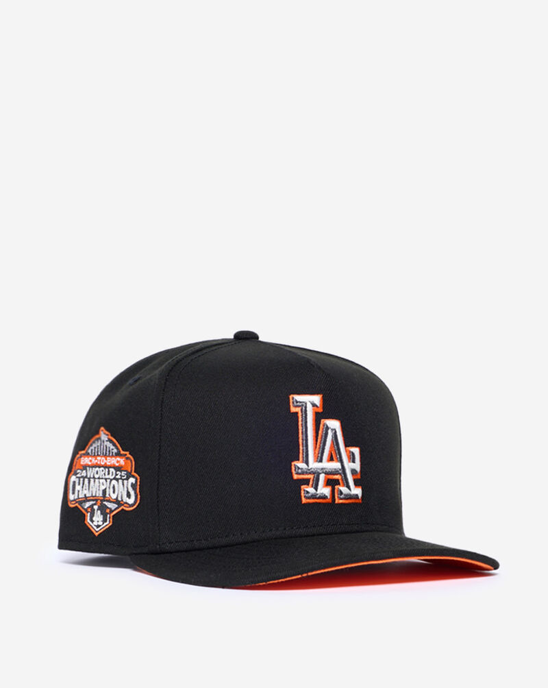 New Era 9Fifty Los Angeles Dodgers A-Frame Snapback Hat 71072719 Black 1
